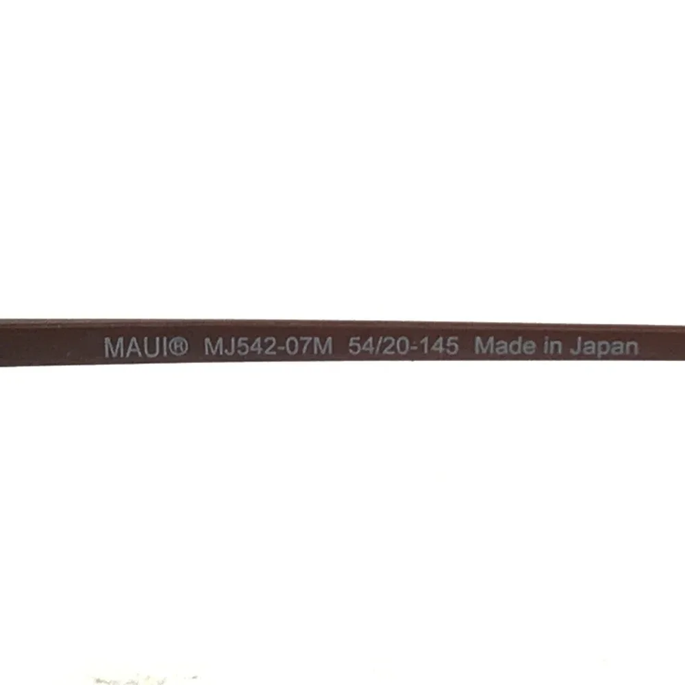 Maui Jim Sunglasses Frames MJ542-07M EBB & FLOW Matte Brown Square 54-20-145